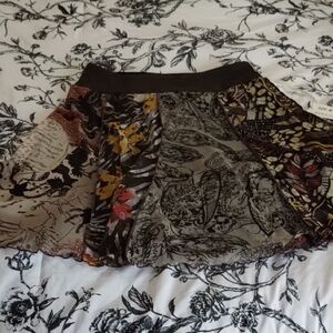 Floral Patchwork Skirt